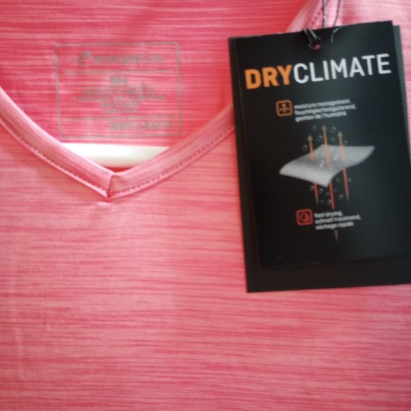 NWT Energetics Girls Size Medium or Large Dry Climate Activewear T-Shirt - Picture 2 of 4